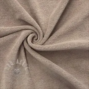 Elastisk frotté taupe