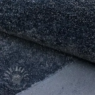 Konstpäls LUREX SILVER navy