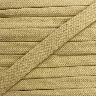 Bavlnená šnúra plochá 13 mm light yellow