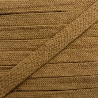 Bavlnená šnúra plochá 13 mm brown