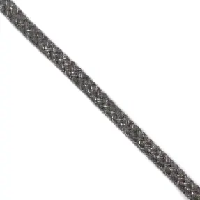 Lurexová šnúra 10 mm dark grey