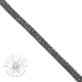 Lurexsnöre 10 mm dark grey