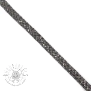 Lurexsnöre 10 mm dark grey
