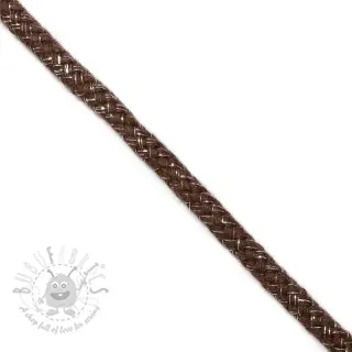 Lurexsnöre 10 mm brown
