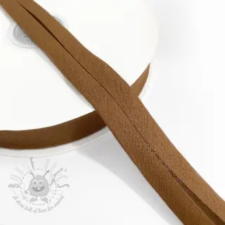 Kantremsa bomull brown