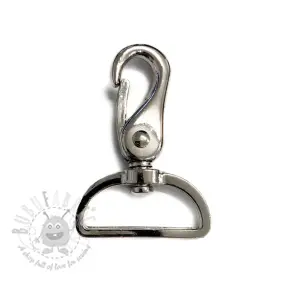 Metallkarbinhake 40 mm silver