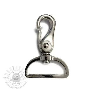 Metallkarbinhake 40 mm silver
