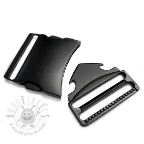 Metallspänne Treudd 40 mm black