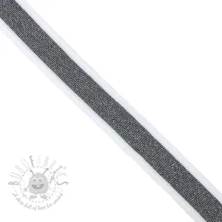 Snoddband lemovací lampas LUREX grey