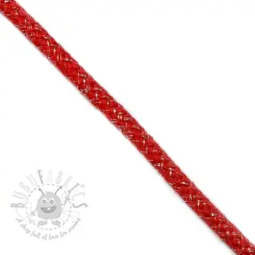 Lurexsnöre 10 mm red