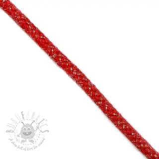 Lurexsnöre 10 mm red
