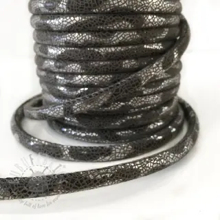 Mockasnöre Snake silver