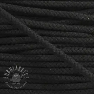 Bomullssnöre 8 mm black