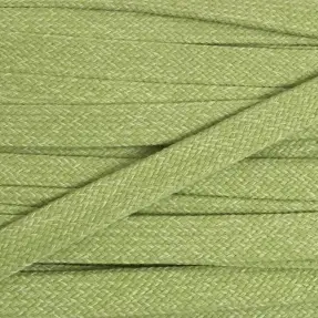 Bavlnená šnúra plochá 15 mm melange lime