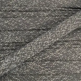 Bomullssnöre platt 15 mm melange grey