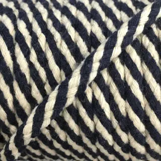Bavlnená šnúra 5 mm dark blue ecru