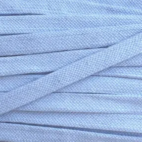 Bavlnená šnúra plochá 15 mm light blue