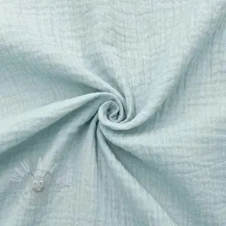 Dubbelgasväv/muslin baby blue