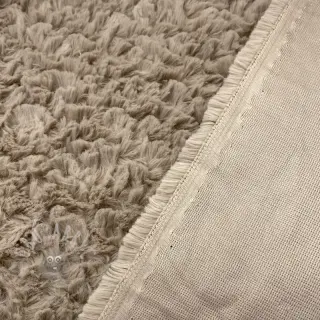 Konstpäls Curly beige