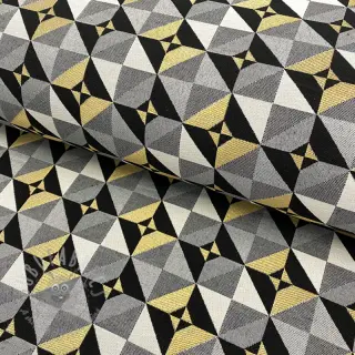 Dekorationstyg jacquard Diamond cube luxury