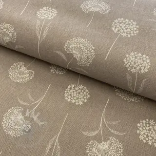Dekorationstyg Linenlook Elegant dandelion taupe