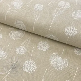 Dekorationstyg Linenlook Elegant dandelion natural
