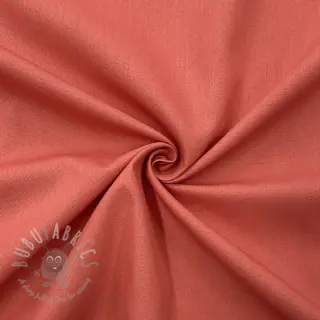 Bomullspoplin dark coral