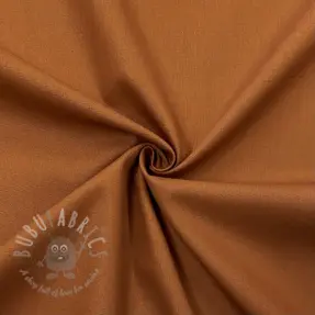 Bomullspoplin dark cognac