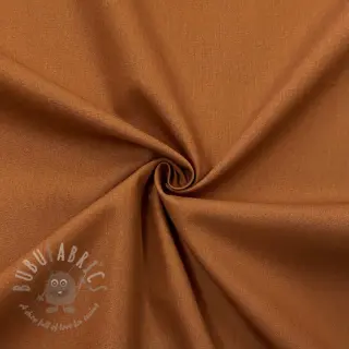 Bomullspoplin dark cognac