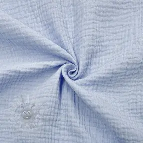 Dubbelgasväv/muslin blue heaven