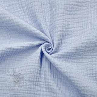 Dubbelgasväv/muslin blue heaven