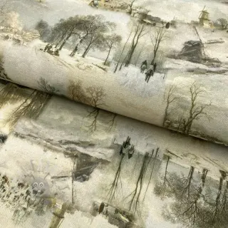Dekorationstyg Winter landscape digital print
