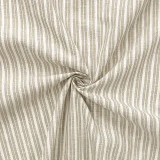 Ľan s bavlnou Lira big stripe beige