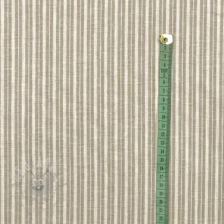 Lin med bomull Lira big stripe beige