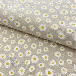 Dekorationstyg Linenlook Daisy sweet garden