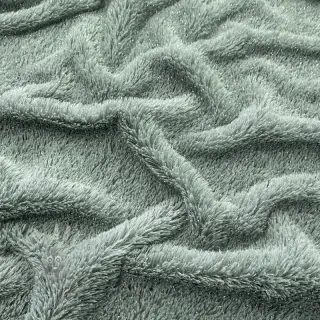 Konstpäls LUREX SILVER old green