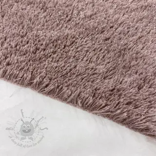 Konstpäls LUREX SILVER old blush