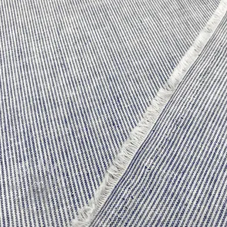 Lin med bomull Lira mini stripe jeans