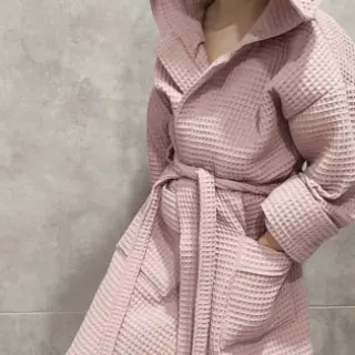 Bavlna s vaflovou väzbou old rose