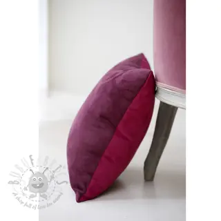 Konstläder mocka ALASKA griotte/bordeaux