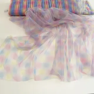 Tyl na TUTU Rainbow design H
