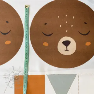 Dekorationstyg Kids room deco PANEL linenlook digital print