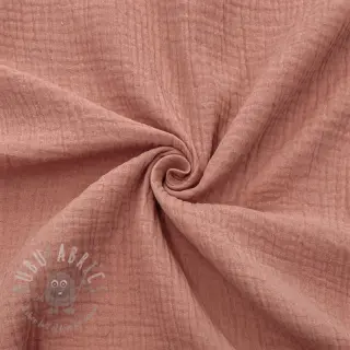 Dubbelgasväv/muslin blush ORGANIC