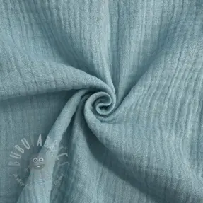 Dubbelgasväv/muslin teal