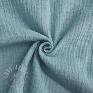 Dubbelgasväv/muslin teal