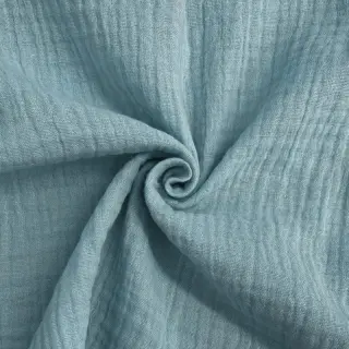 Dvojitá gázovina/mušelín teal