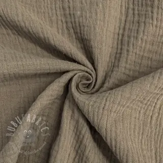 Dubbelgasväv/muslin sand