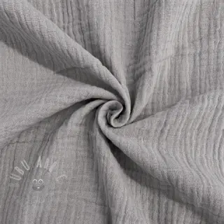 Dubbelgasväv/muslin grey