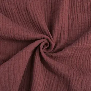 Dvojitá gázovina/mušelín rouge ORGANIC