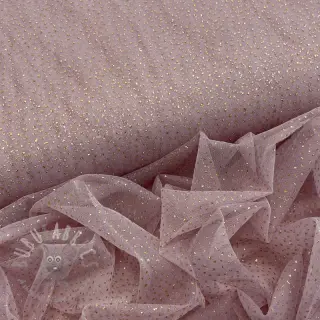 Tyll till TUTU-kjol ROYAL SPARKLE old blush gold